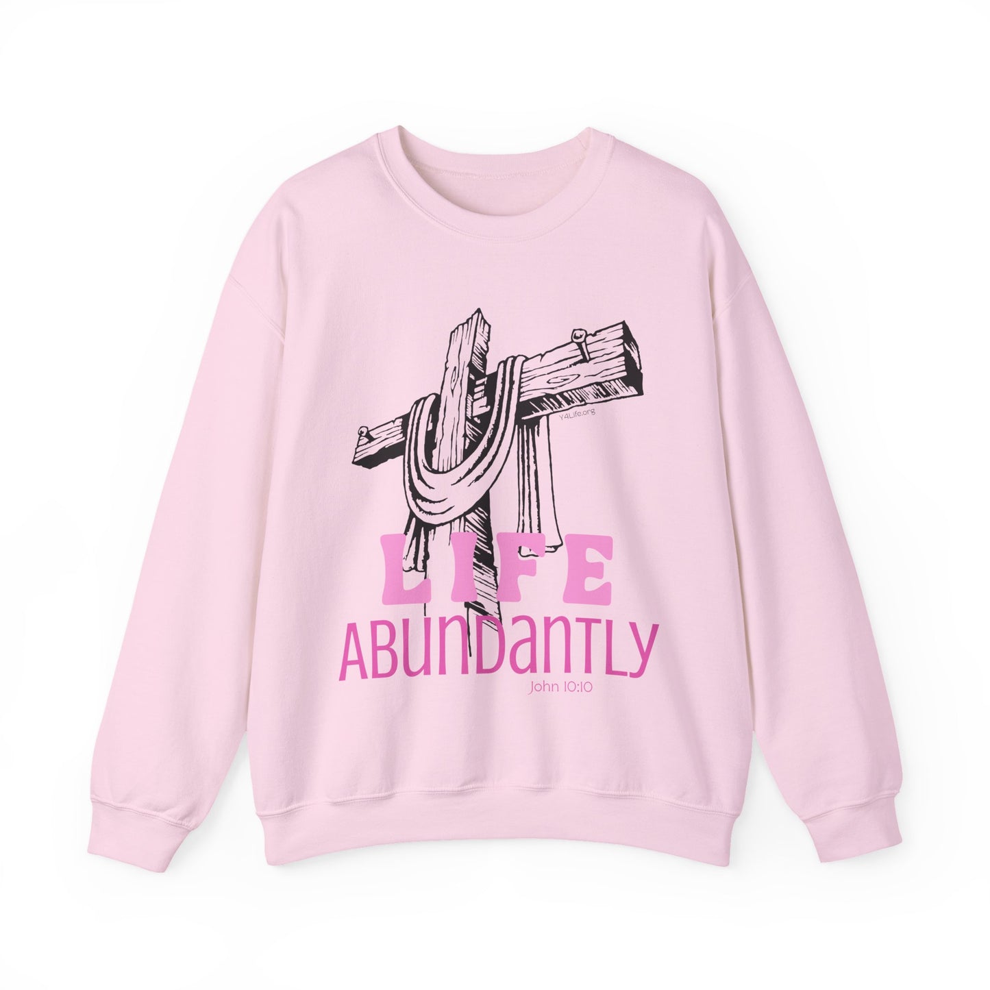 Life Abundantly Monochrome Crewneck Sweatshirt