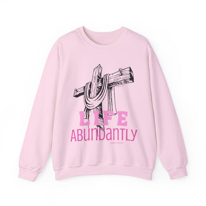 Life Abundantly Monochrome Crewneck Sweatshirt