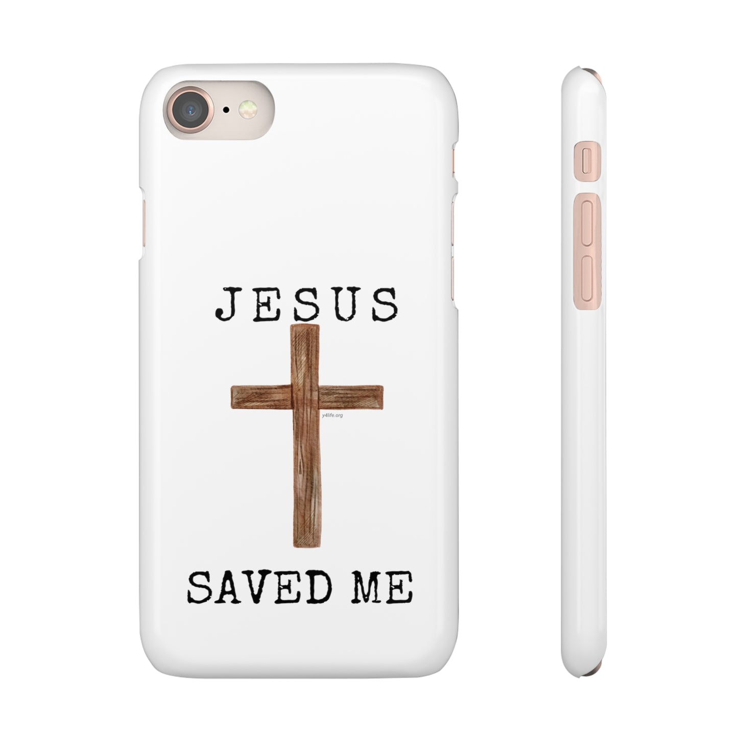 Jesus Saved Me Snap Cases