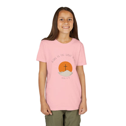 John 8:12 Youth Short Sleeve Tee
