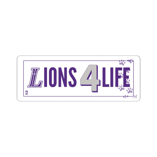 Lions 4 Life - Lutheran High School Team Sticker