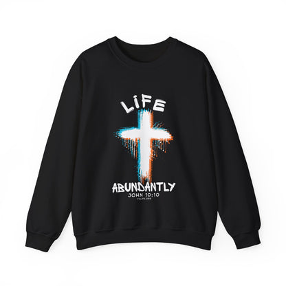 Life Abundantly Multicolor Crewneck Sweatshirt