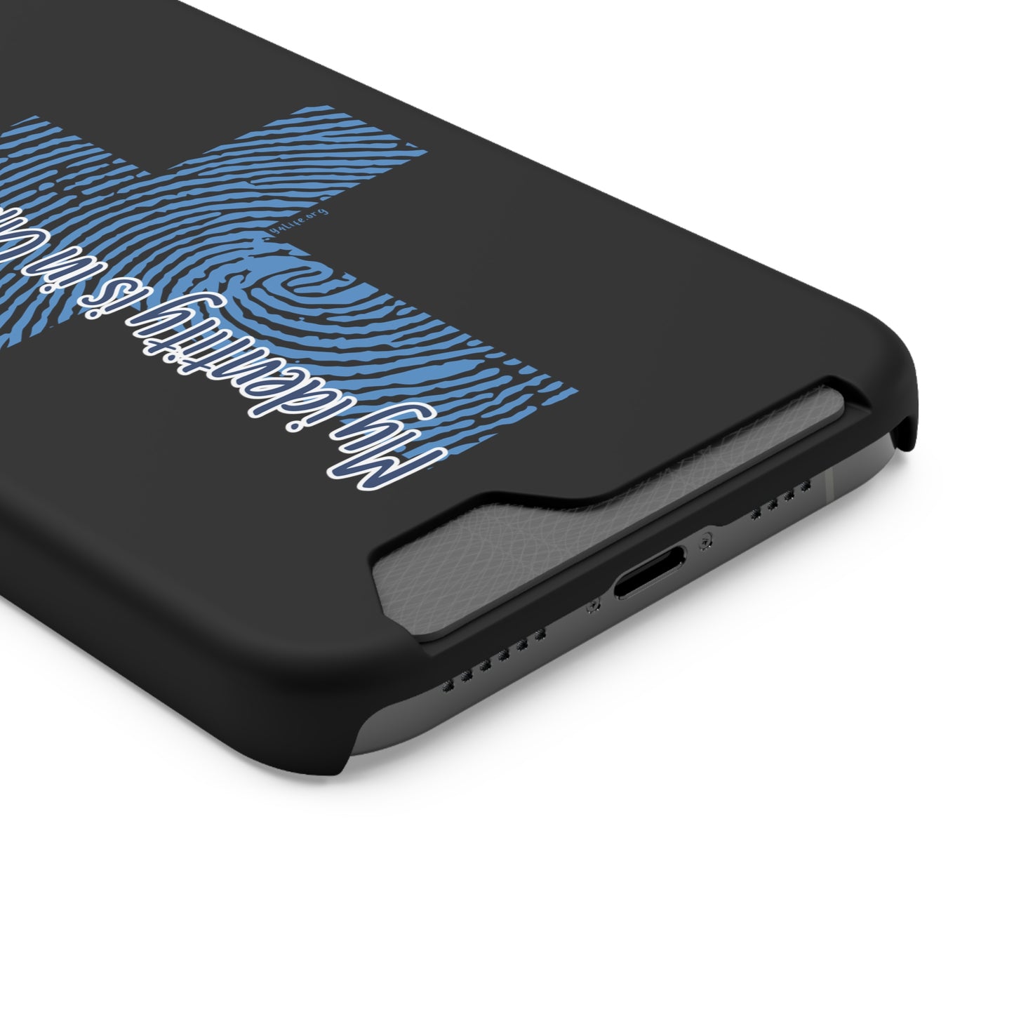 "My Identity is in Christ" Phone Case With Card Holder