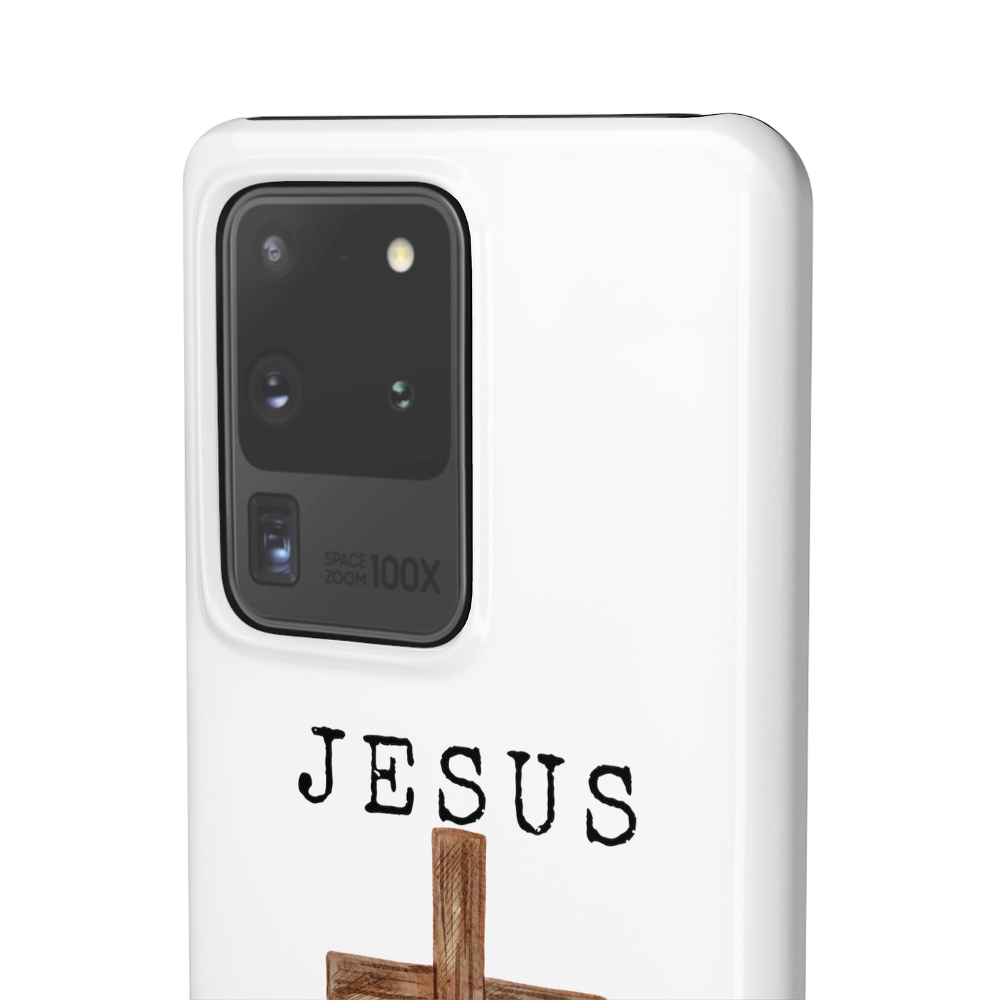 Jesus Saved Me Snap Cases