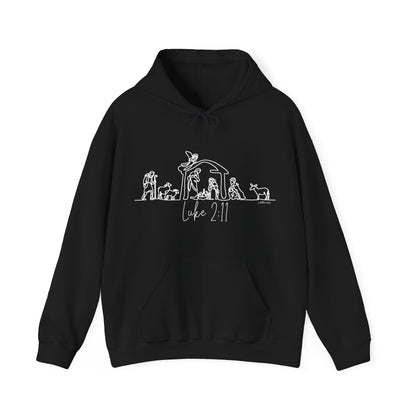 Luke 2:11 Nativity Hooded Sweatshirt