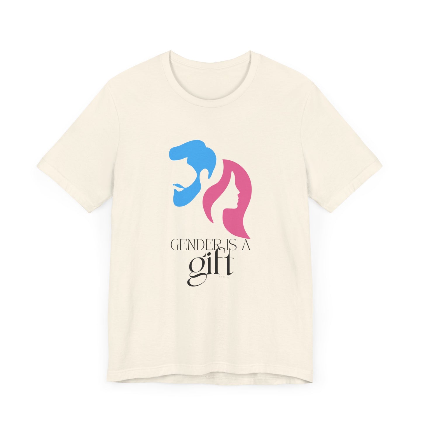 "Gender is a Gift" (faces) Unisex Jersey Short Sleeve Tee