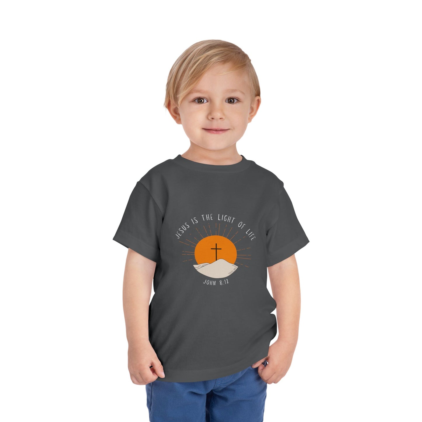 John 8:12 Toddler Short Sleeve Tee