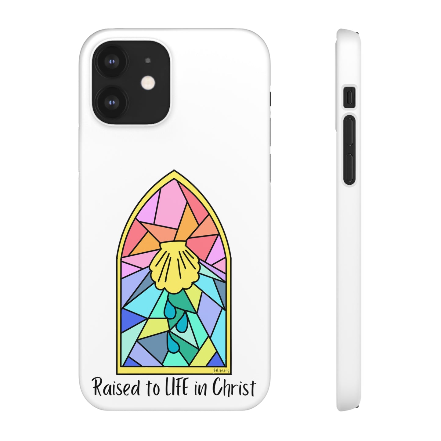 "Raised to Life in Christ" Snap Cases