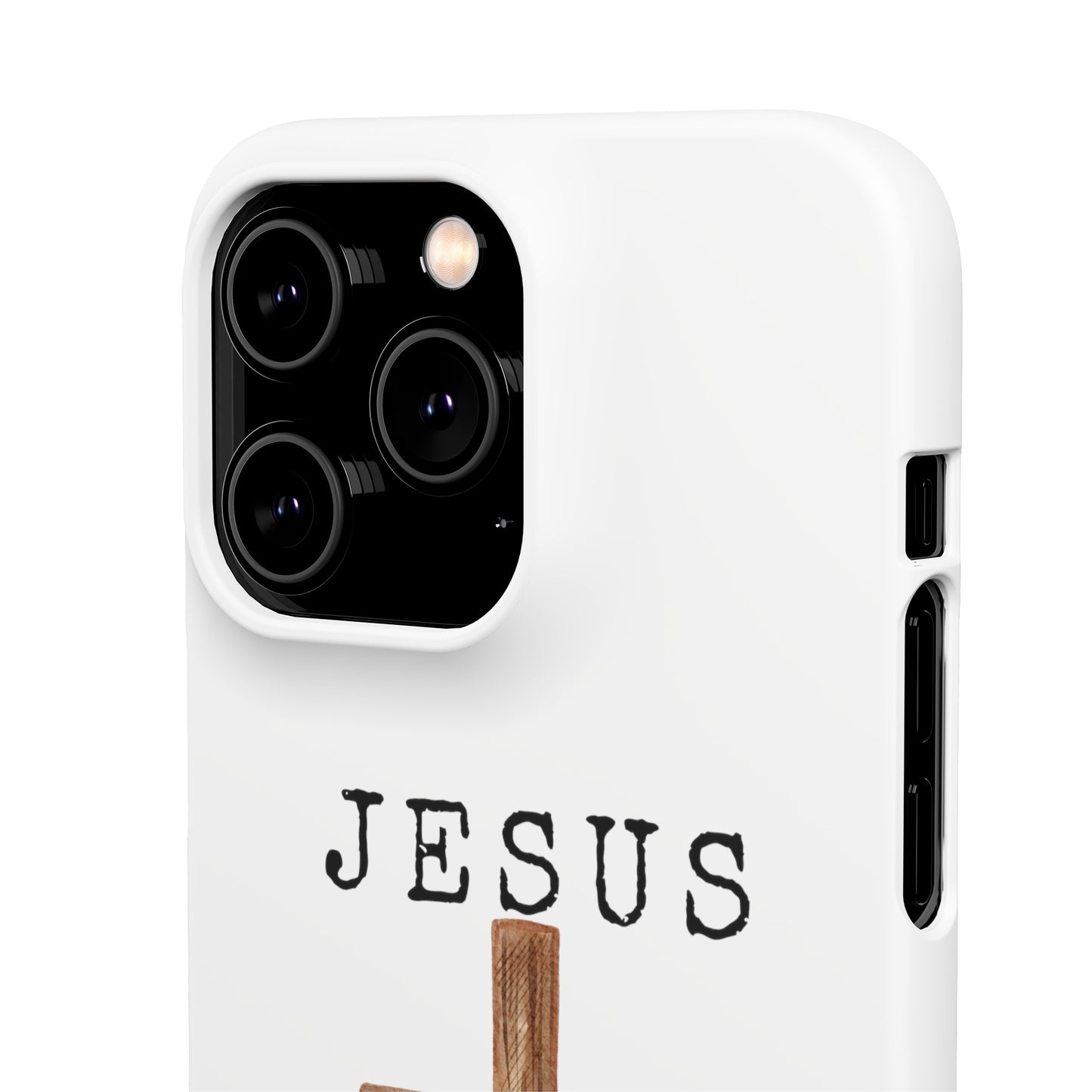 Jesus Saved Me Snap Cases