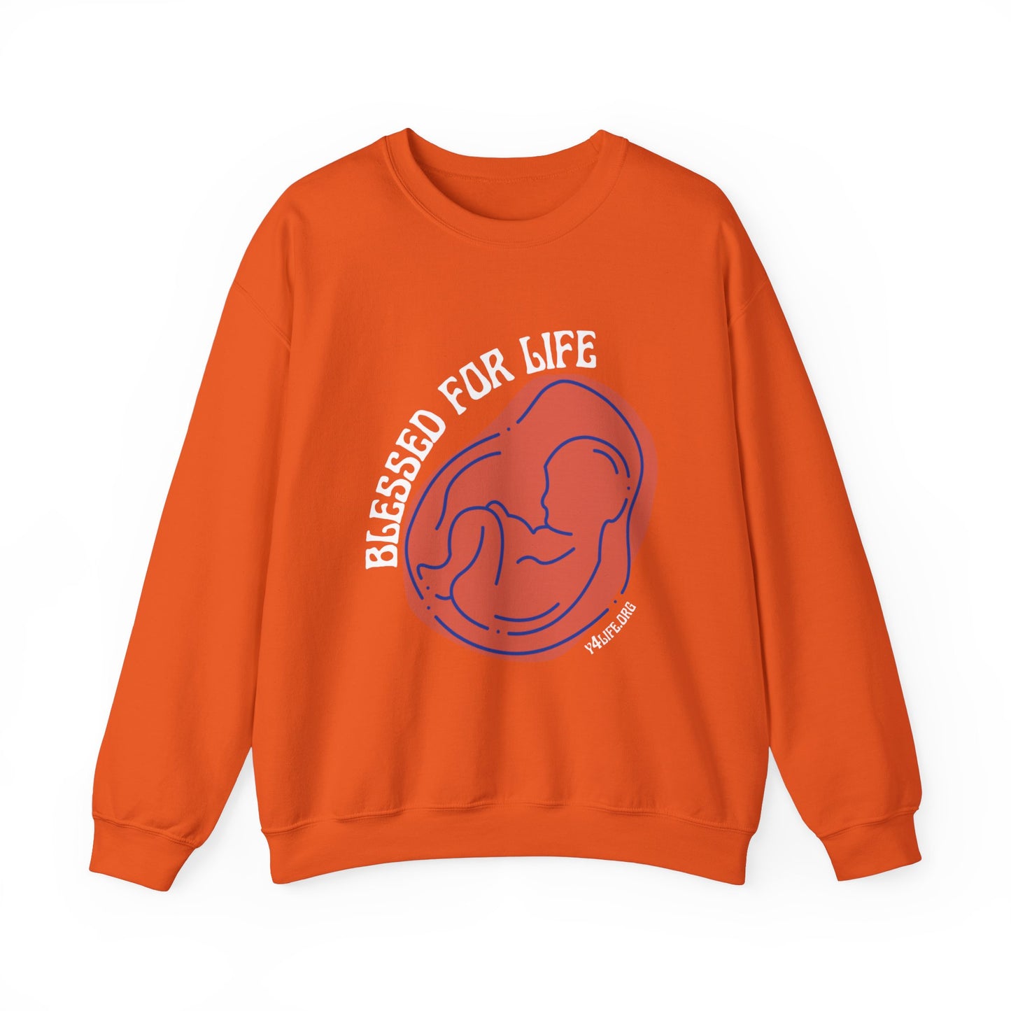 Blessed For Life Unisex Heavy Blend™ Crewneck Sweatshirt