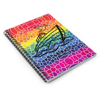 Noah's Ark Stained Glass Spiral Notebook