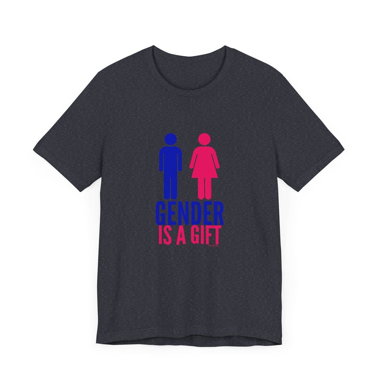 "Gender is a Gift" (full bodies) Unisex Jersey Short Sleeve Tee