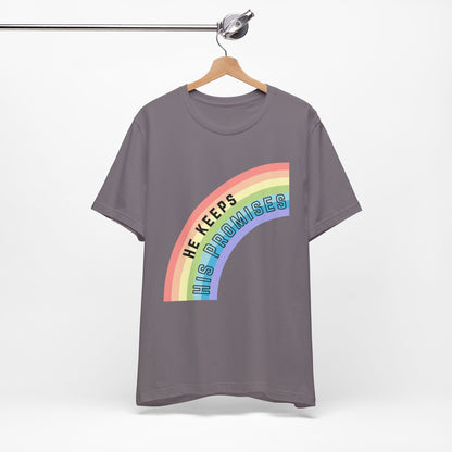 "He Keeps His Promises" Unisex Jersey Short Sleeve Tee