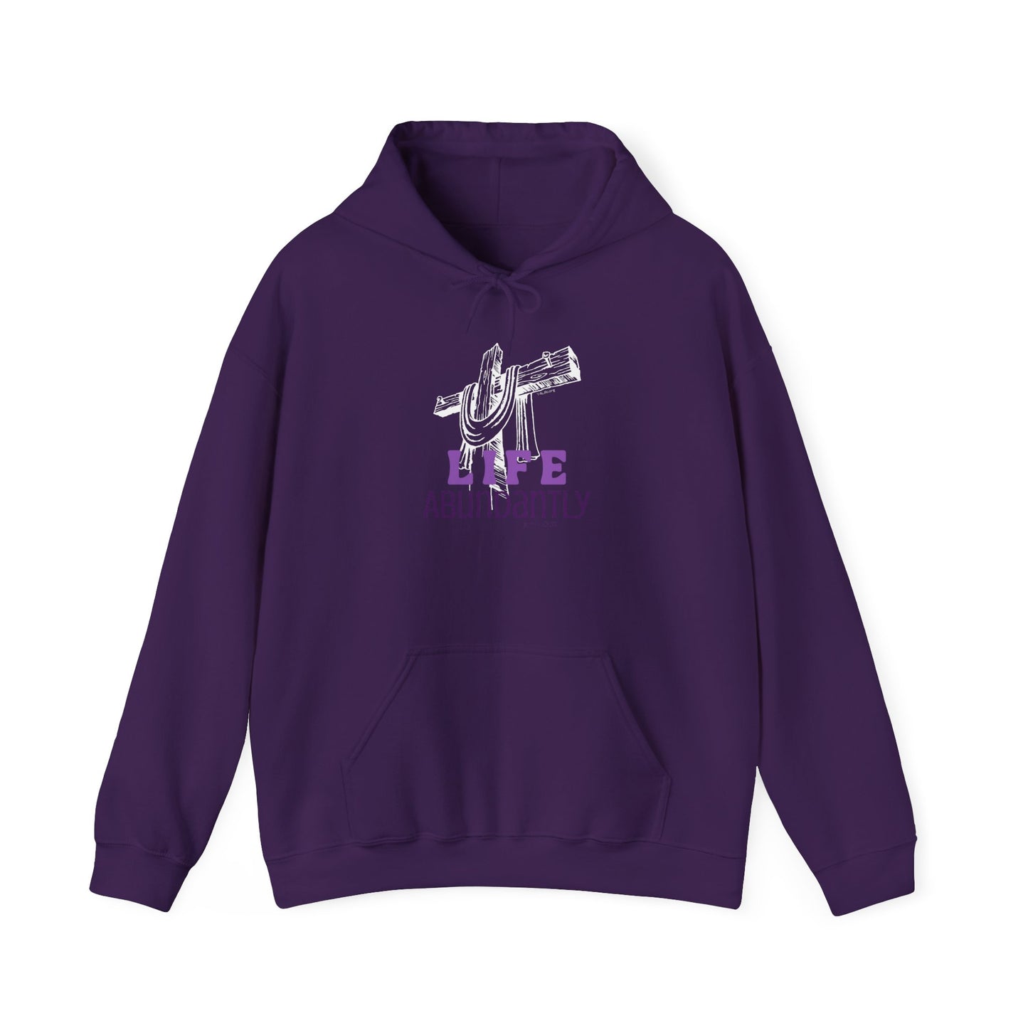 Life Abundantly Monochrome Hooded Sweatshirt
