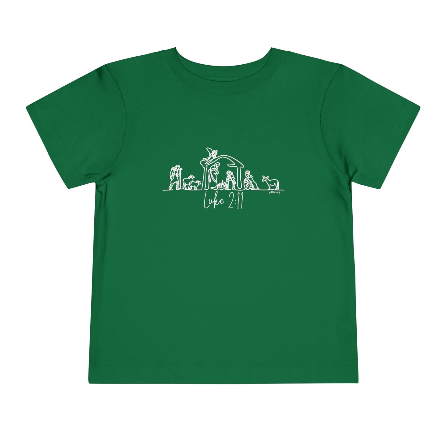 Luke 2:11 Nativity Toddler Short Sleeve Tee