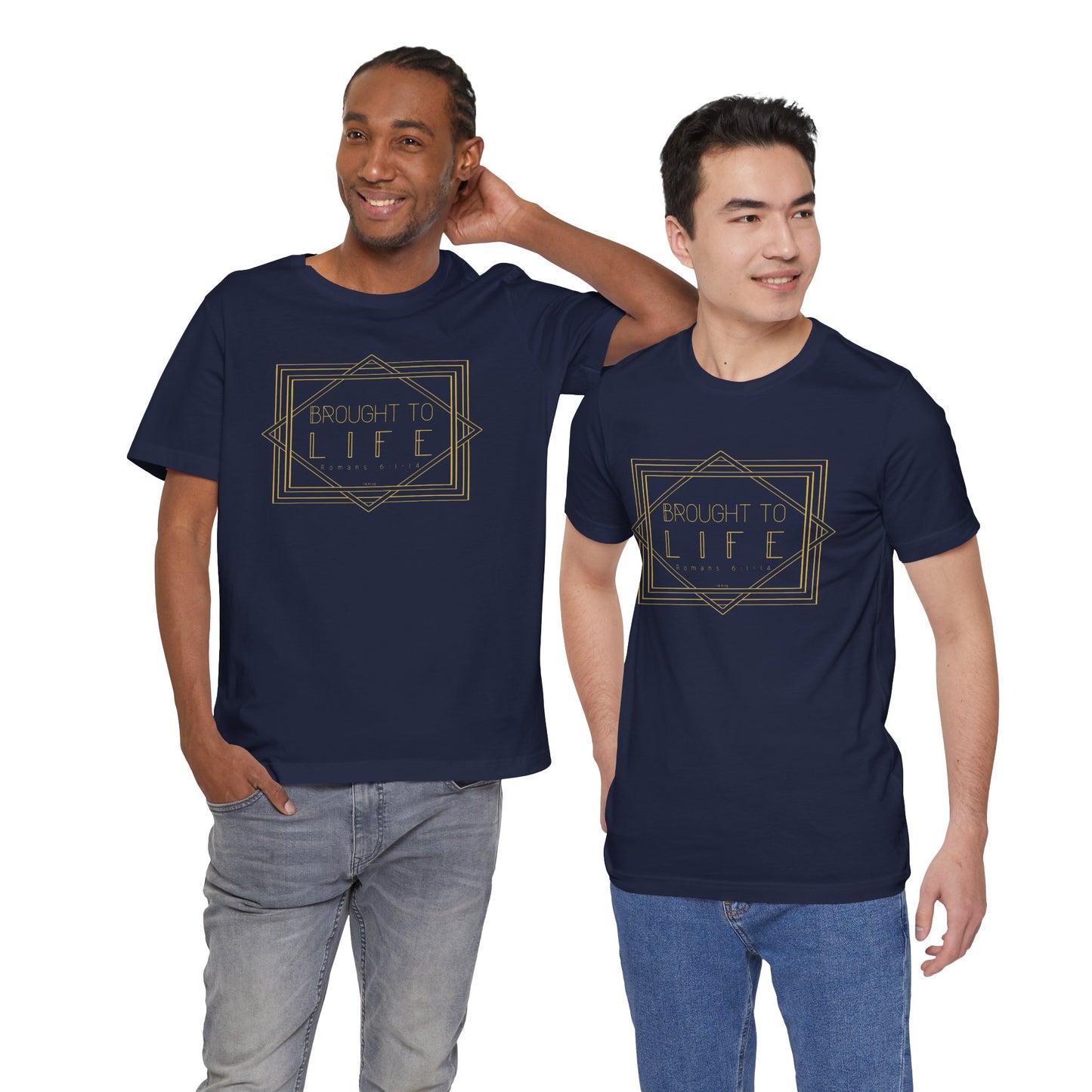 "Brought to Life" Unisex Jersey Short Sleeve Tee