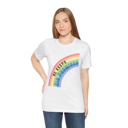 "He Keeps His Promises" Unisex Jersey Short Sleeve Tee