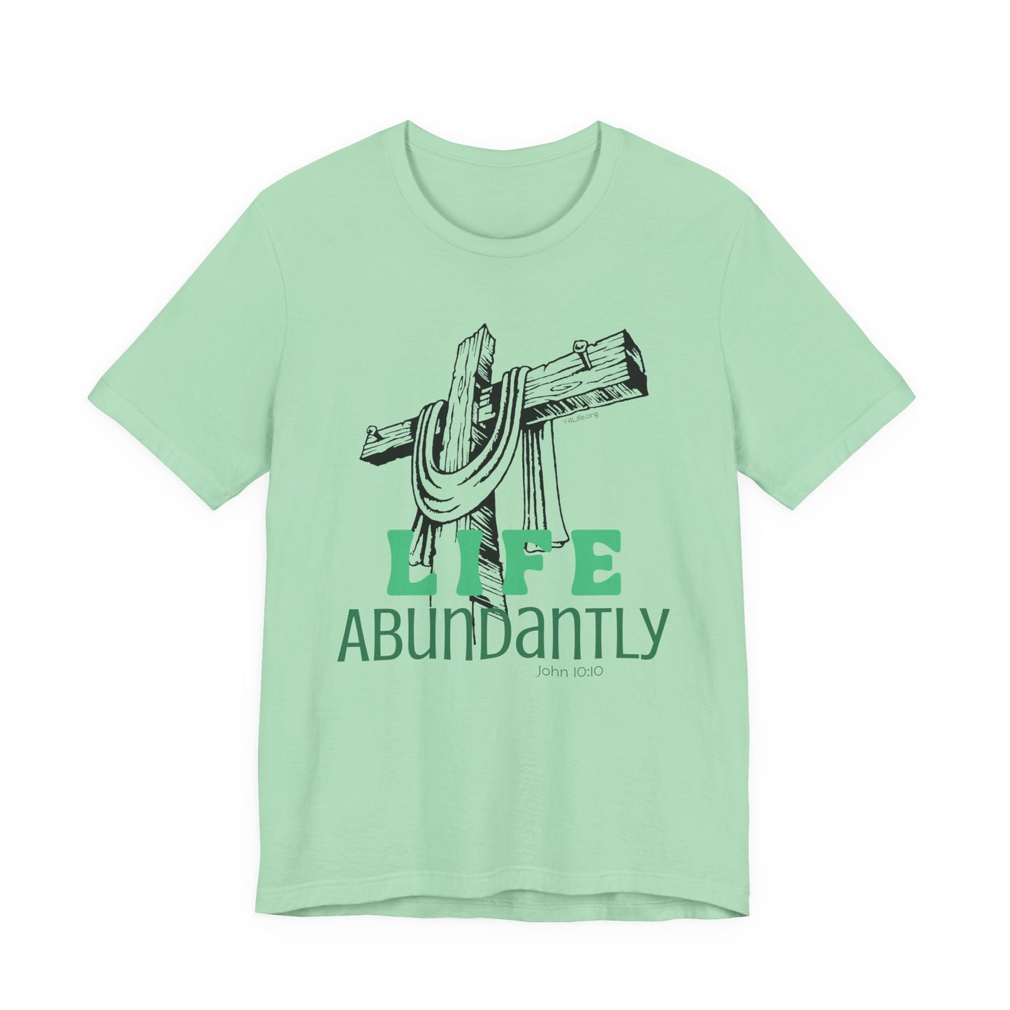 Life Abundantly Monochrome Short Sleeve Tee
