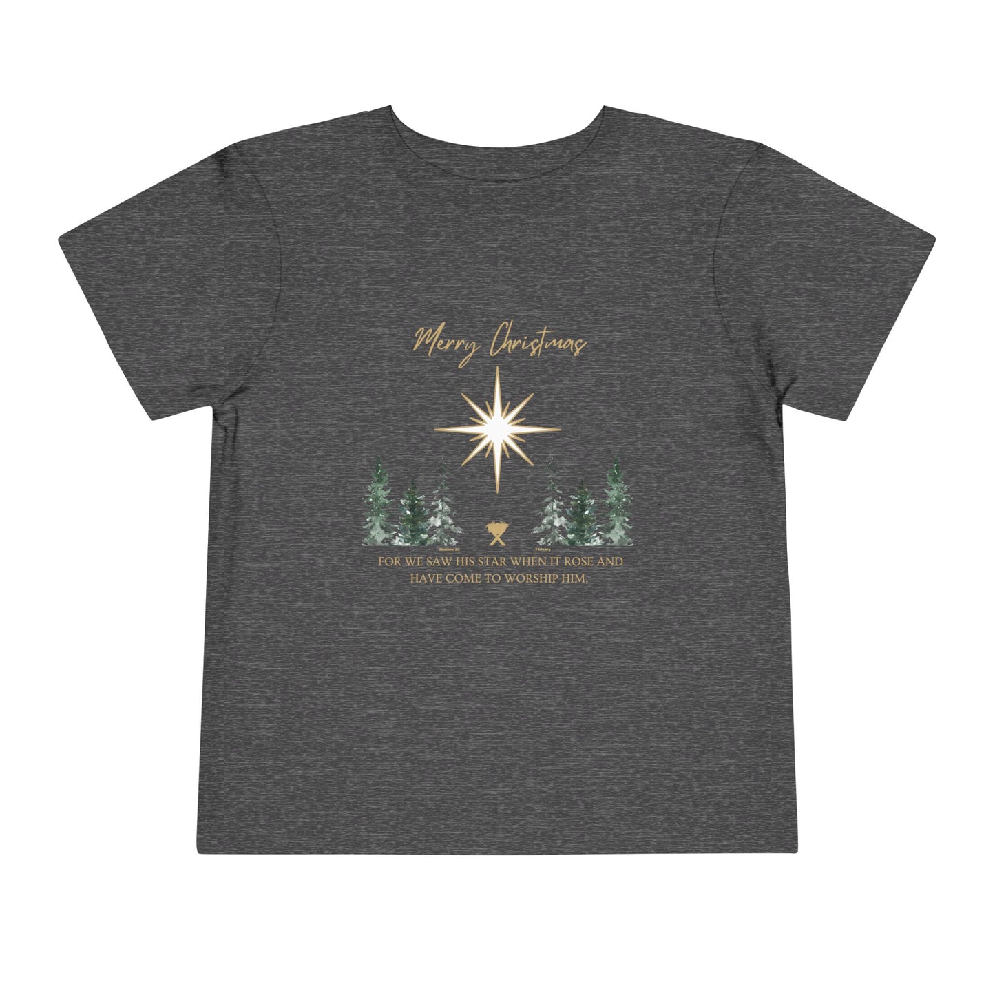 Merry Christmas Toddler Short Sleeve Tee