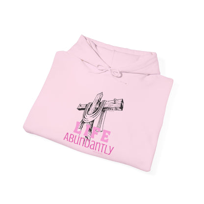 Life Abundantly Monochrome Hooded Sweatshirt