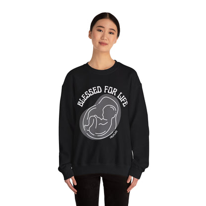 Blessed For Life Unisex Heavy Blend™ Crewneck Sweatshirt