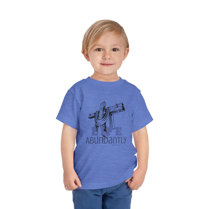 Life Abundantly Monochrome Toddler Short Sleeve Tee