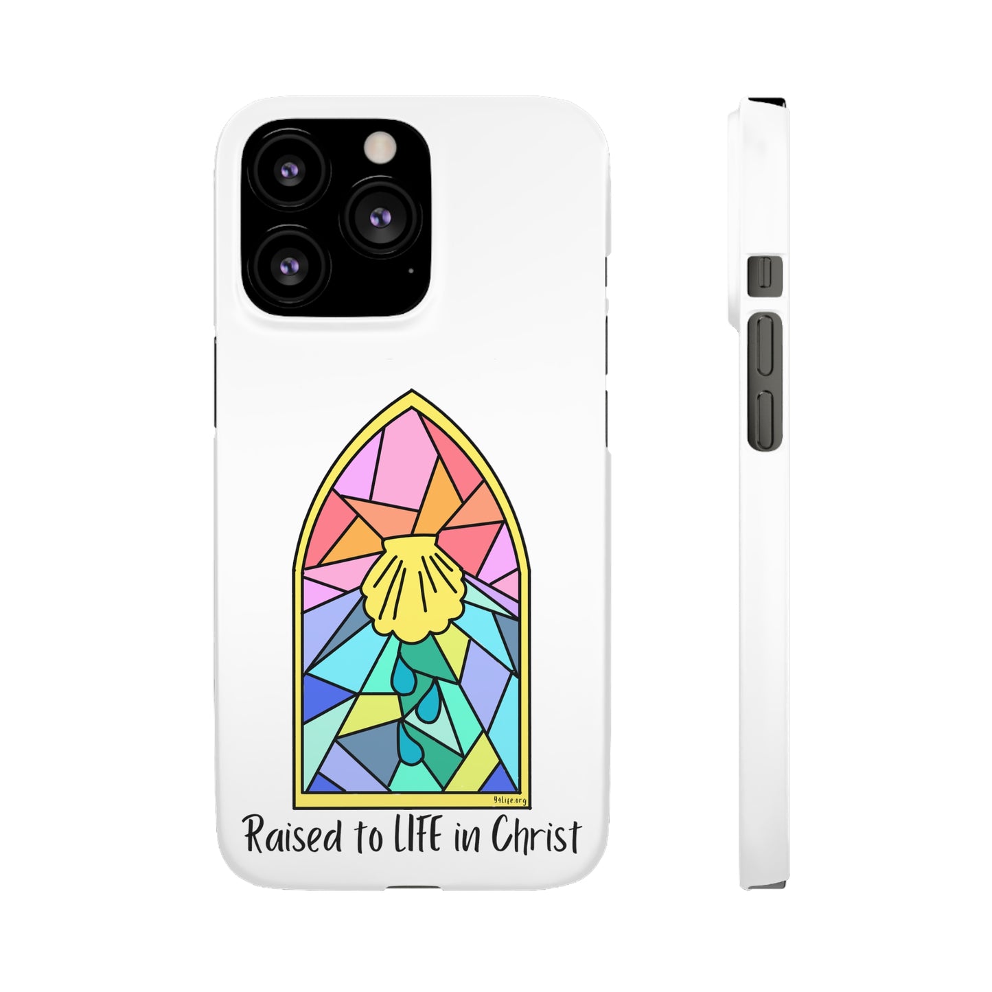 "Raised to Life in Christ" Snap Cases