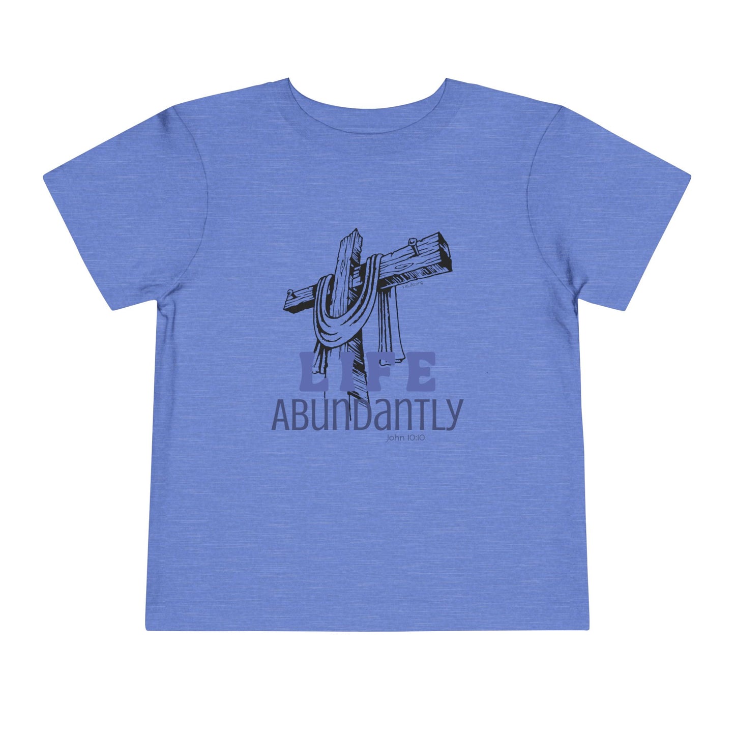 Life Abundantly Monochrome Toddler Short Sleeve Tee