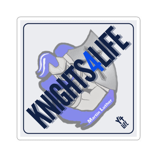 Knights 4 Life - Martin Luther High School Team Sticker