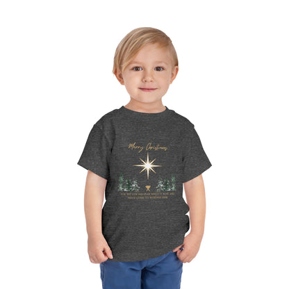 Merry Christmas Toddler Short Sleeve Tee