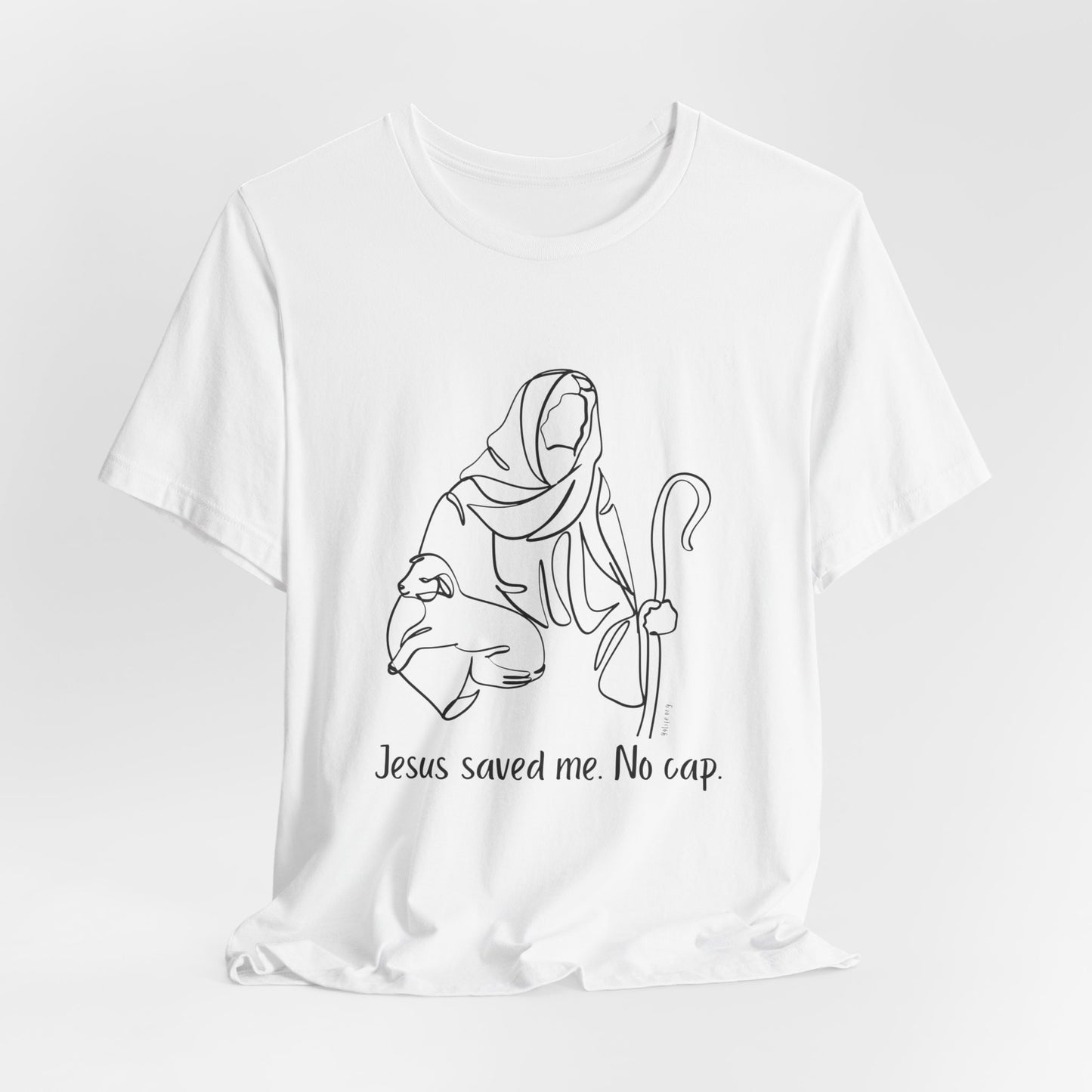 "Jesus Saved Me" Unisex Jersey Short Sleeve Tee