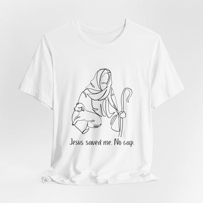"Jesus Saved Me" Unisex Jersey Short Sleeve Tee