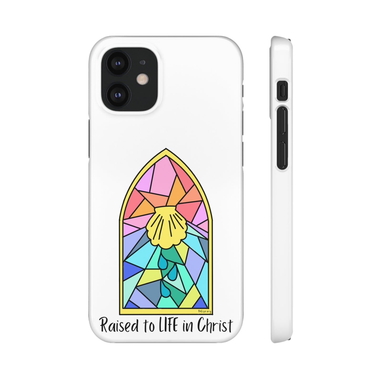 "Raised to Life in Christ" Snap Cases