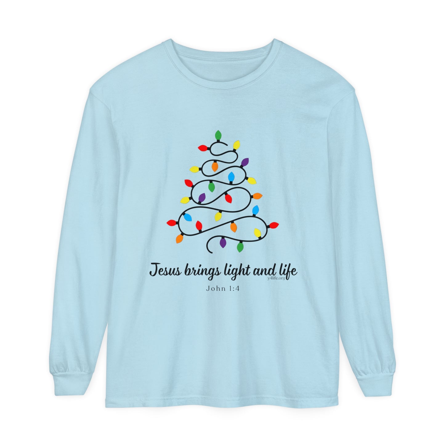 Jesus Brings Light and Life Long Sleeve Tee