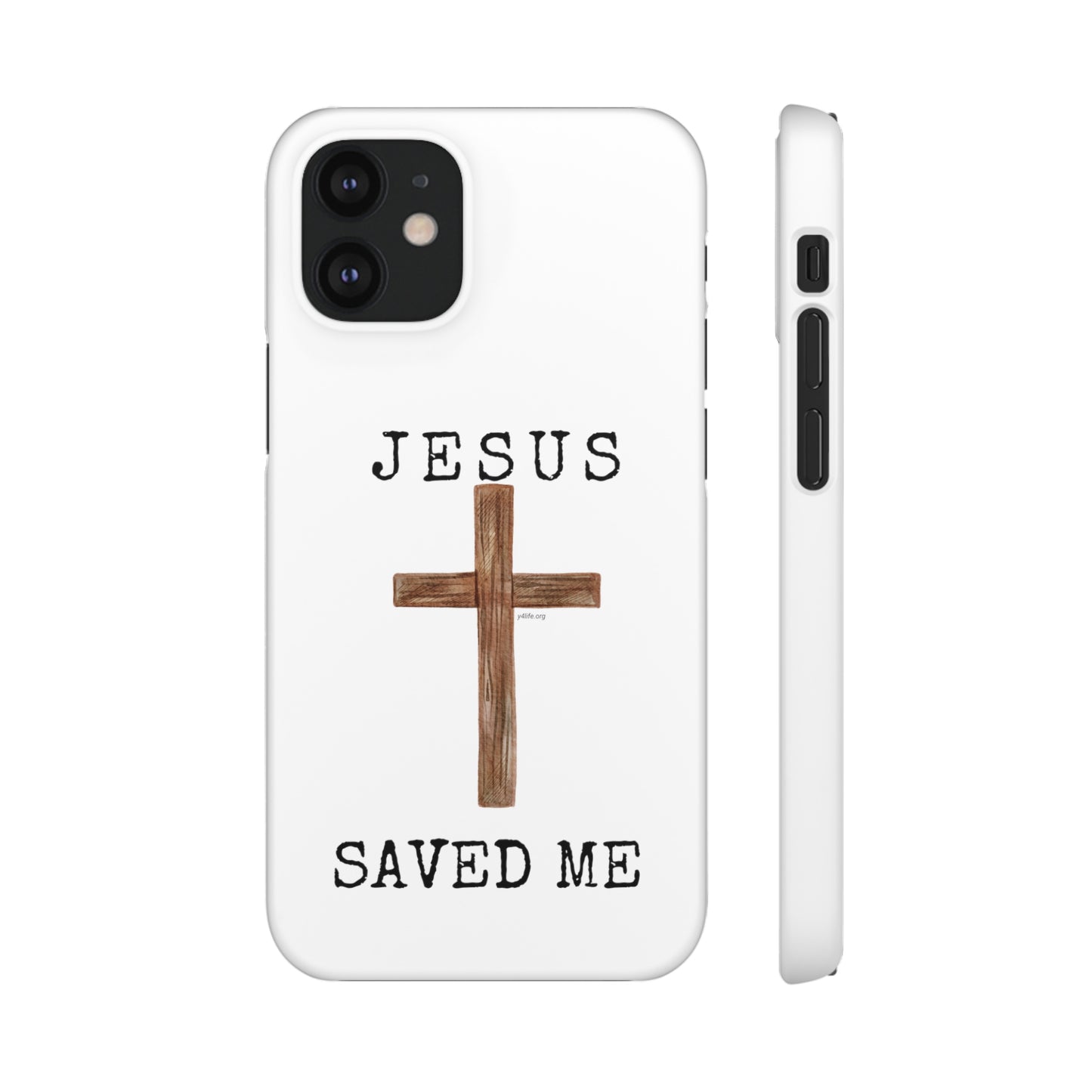 Jesus Saved Me Snap Cases