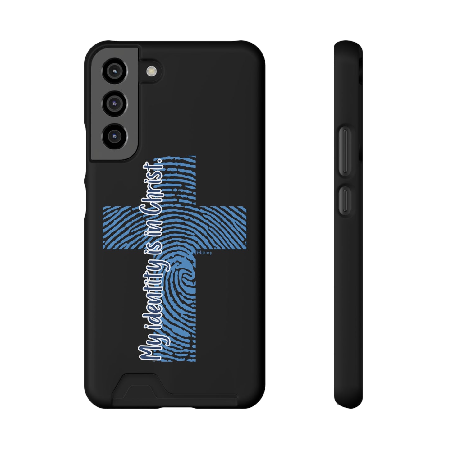 "My Identity is in Christ" Phone Case With Card Holder