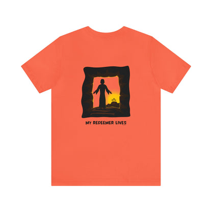 My Redeemer Lives Unisex Jersey Short Sleeve Tee