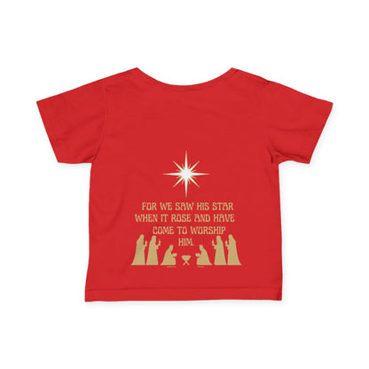 For We Saw His Star Infant Fine Jersey Tee