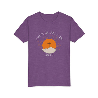 John 8:12 Youth Short Sleeve Tee