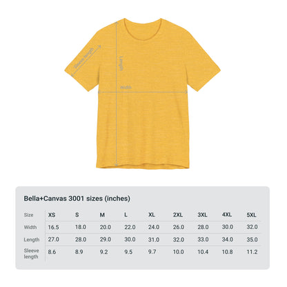 "Jesus Saved Me" Unisex Jersey Short Sleeve Tee
