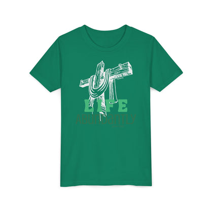 Life Abundantly Monochrome Youth Short Sleeve Tee