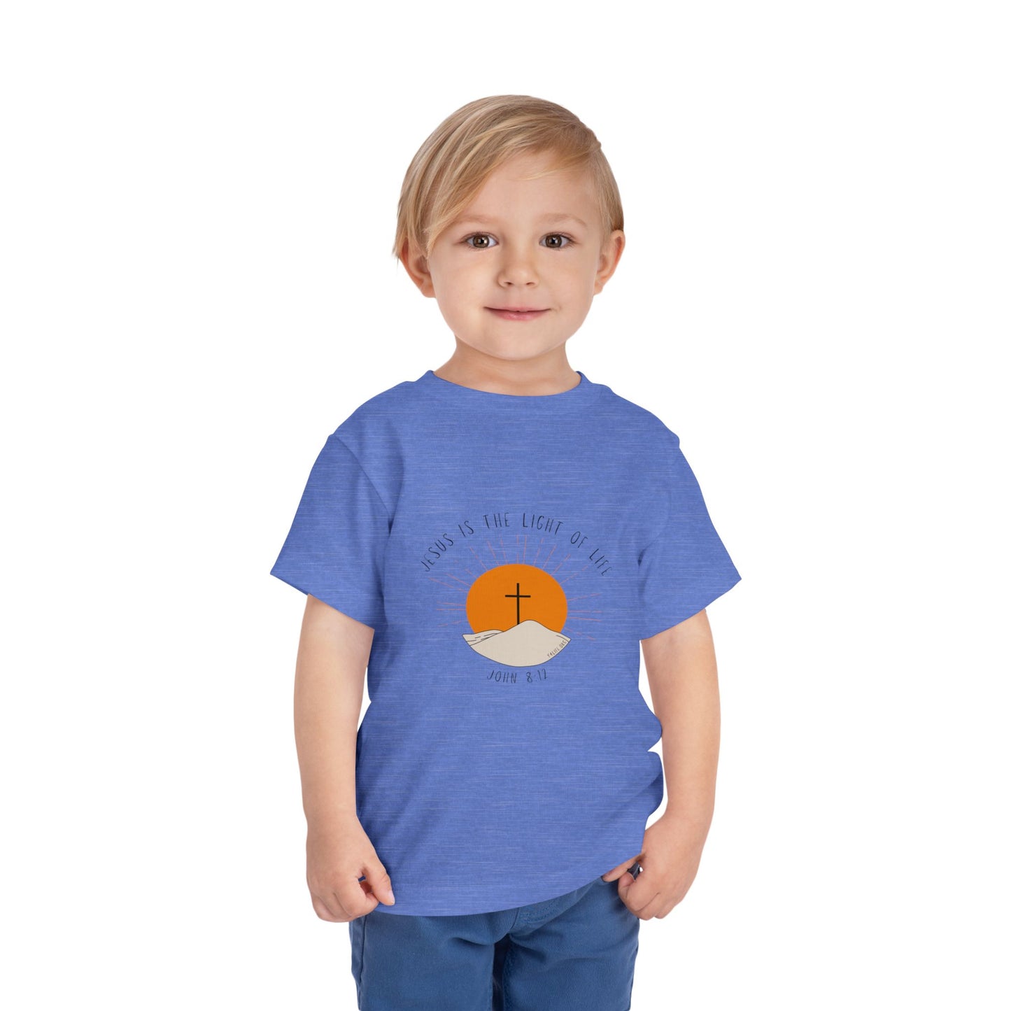 John 8:12 Toddler Short Sleeve Tee