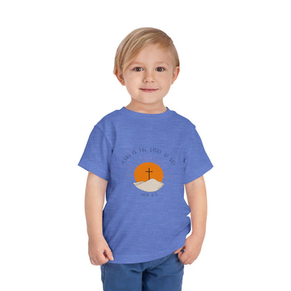 John 8:12 Toddler Short Sleeve Tee