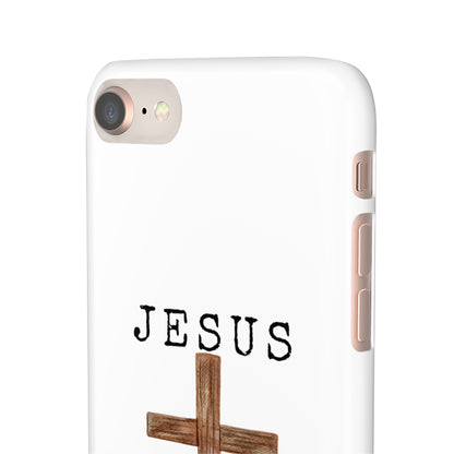 Jesus Saved Me Snap Cases