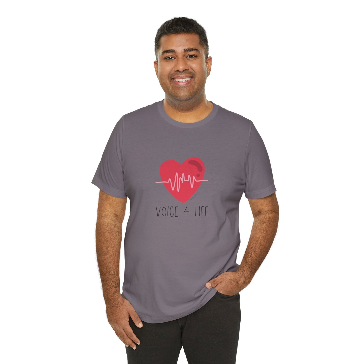 Voice 4 Life (Heartbeat) Short Sleeve T-Shirt