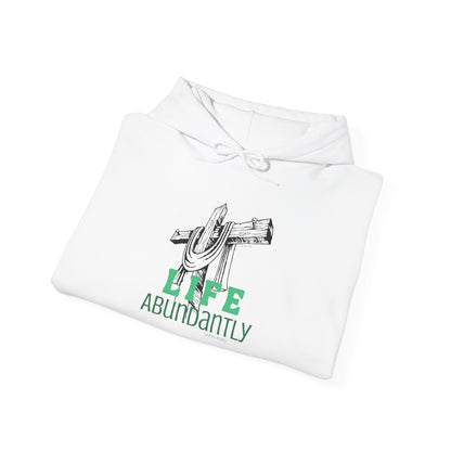 Life Abundantly Monochrome Hooded Sweatshirt