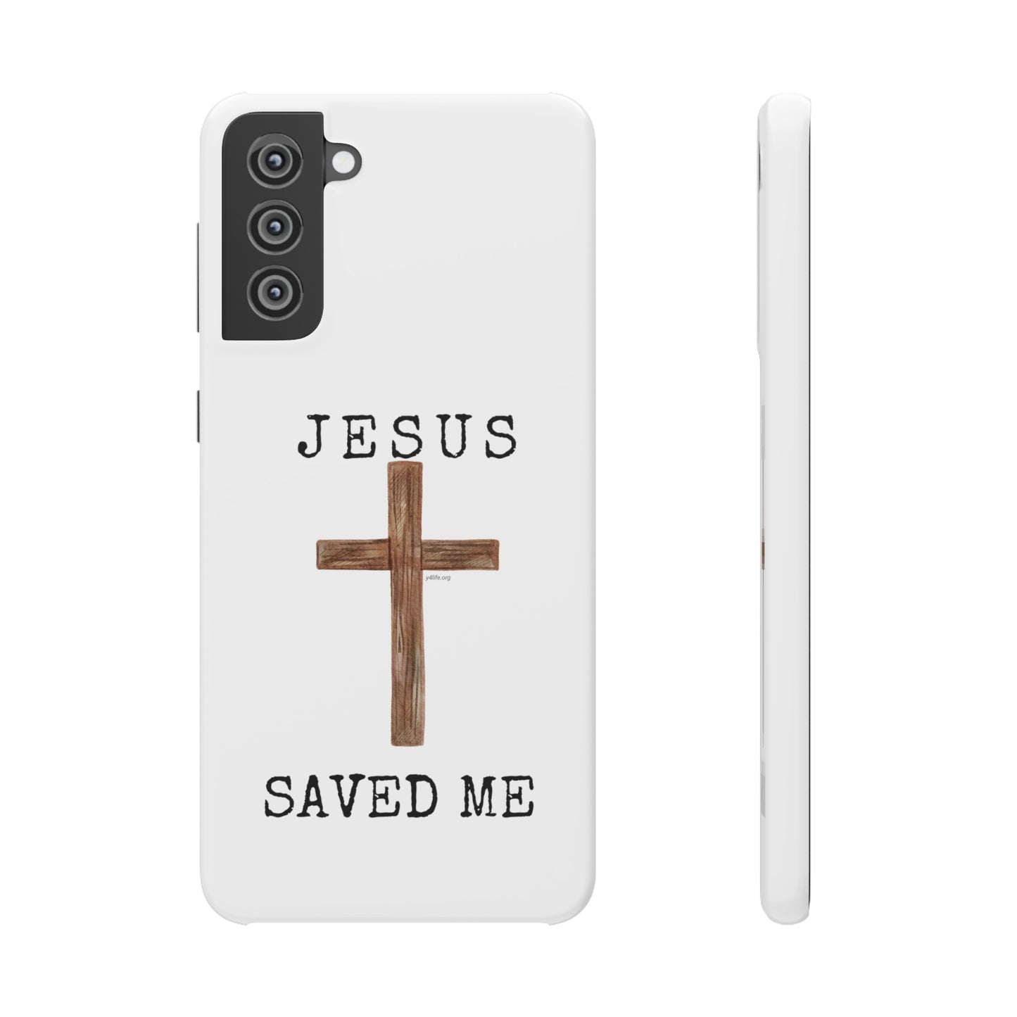 Jesus Saved Me Snap Cases