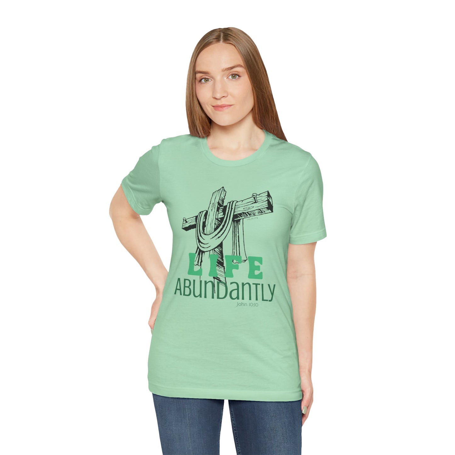 Life Abundantly Monochrome Short Sleeve Tee