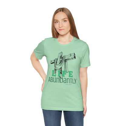 Life Abundantly Monochrome Short Sleeve Tee