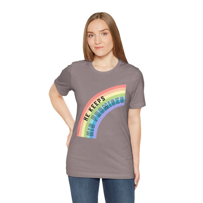 "He Keeps His Promises" Unisex Jersey Short Sleeve Tee